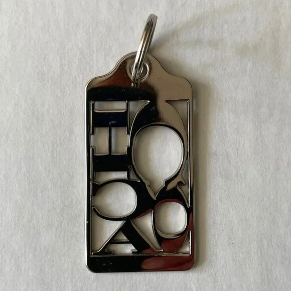 Coach silvertone keychain - Picture 1 of 6